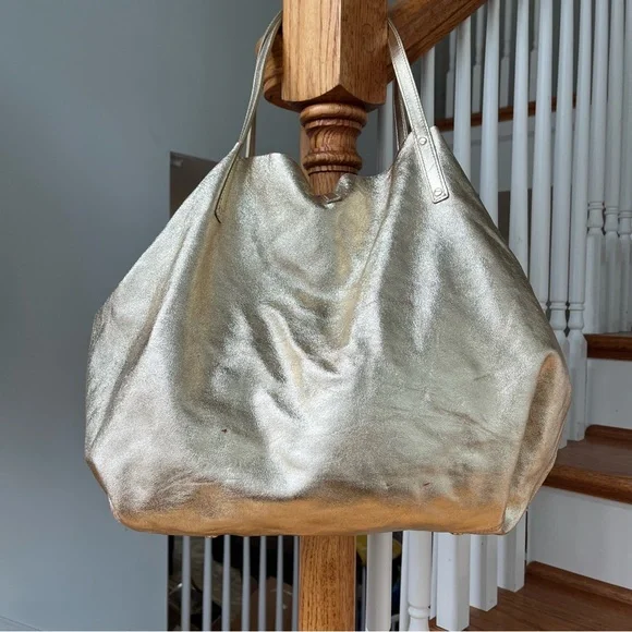 Tiffany & Co. Orange Suede Reversible Tote - Picture 12 of 16